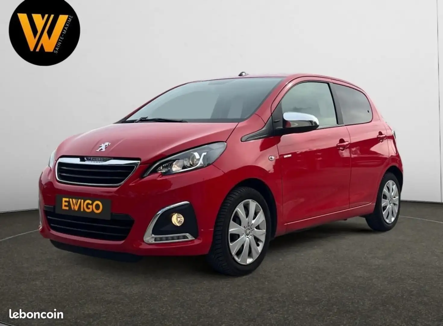Peugeot 108 1.0 VTI 70 STYLE START-STOP 1ERE MAIN ENTRETIEN CONCESSION BLUETOOTH LIMITEUR CLIM Rood - 1