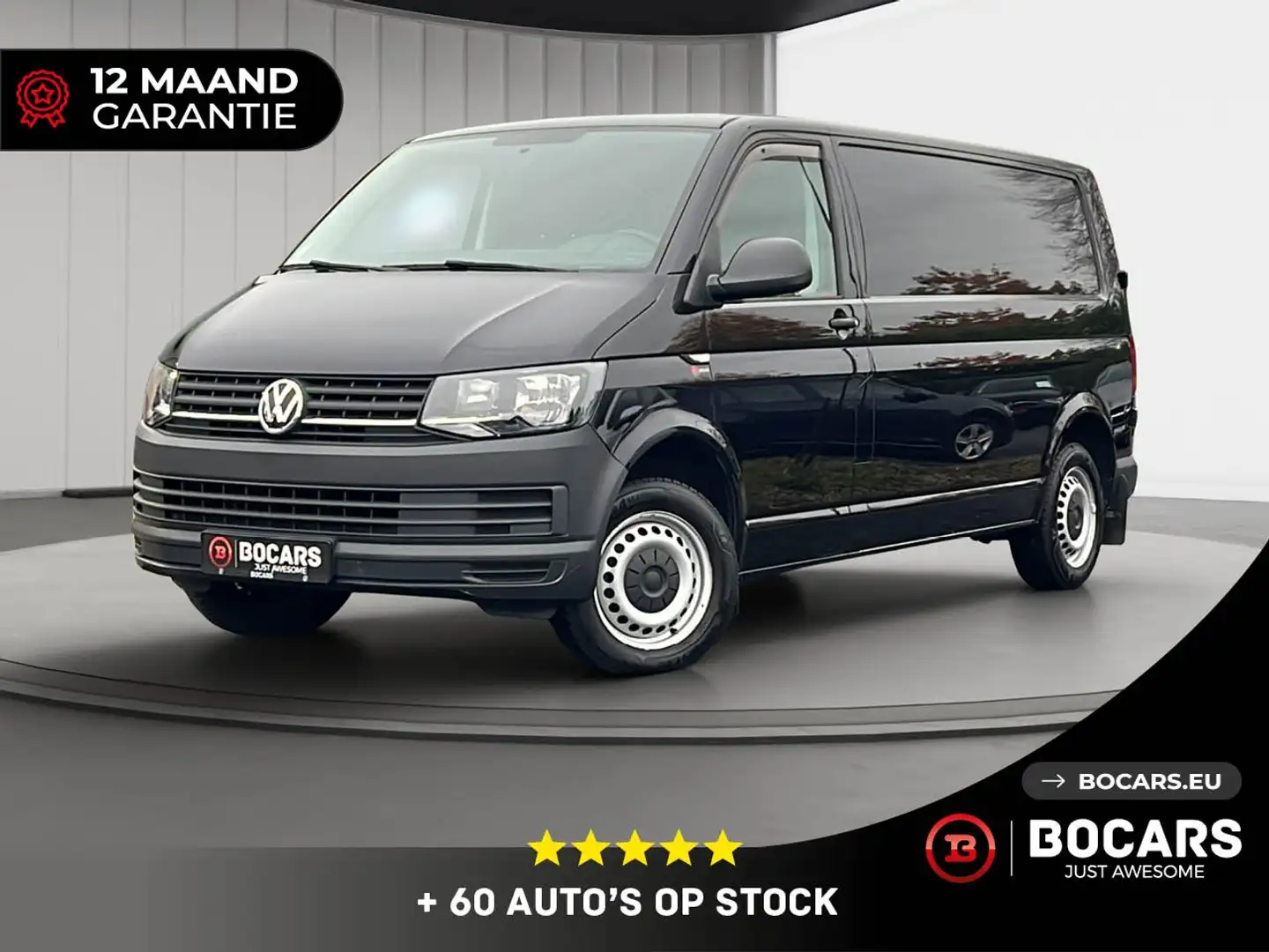 Volkswagen T6 Transporter T6 Lang | Cruisecontrol | Parkassist | 16.525+BTW Zwart - 1