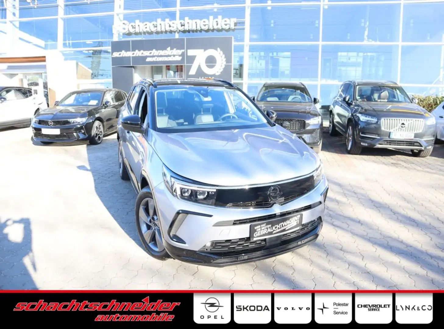 Opel Grandland GS 1.2 Turbo+Pixel-LED+AGR-Sitz+ Grau - 1