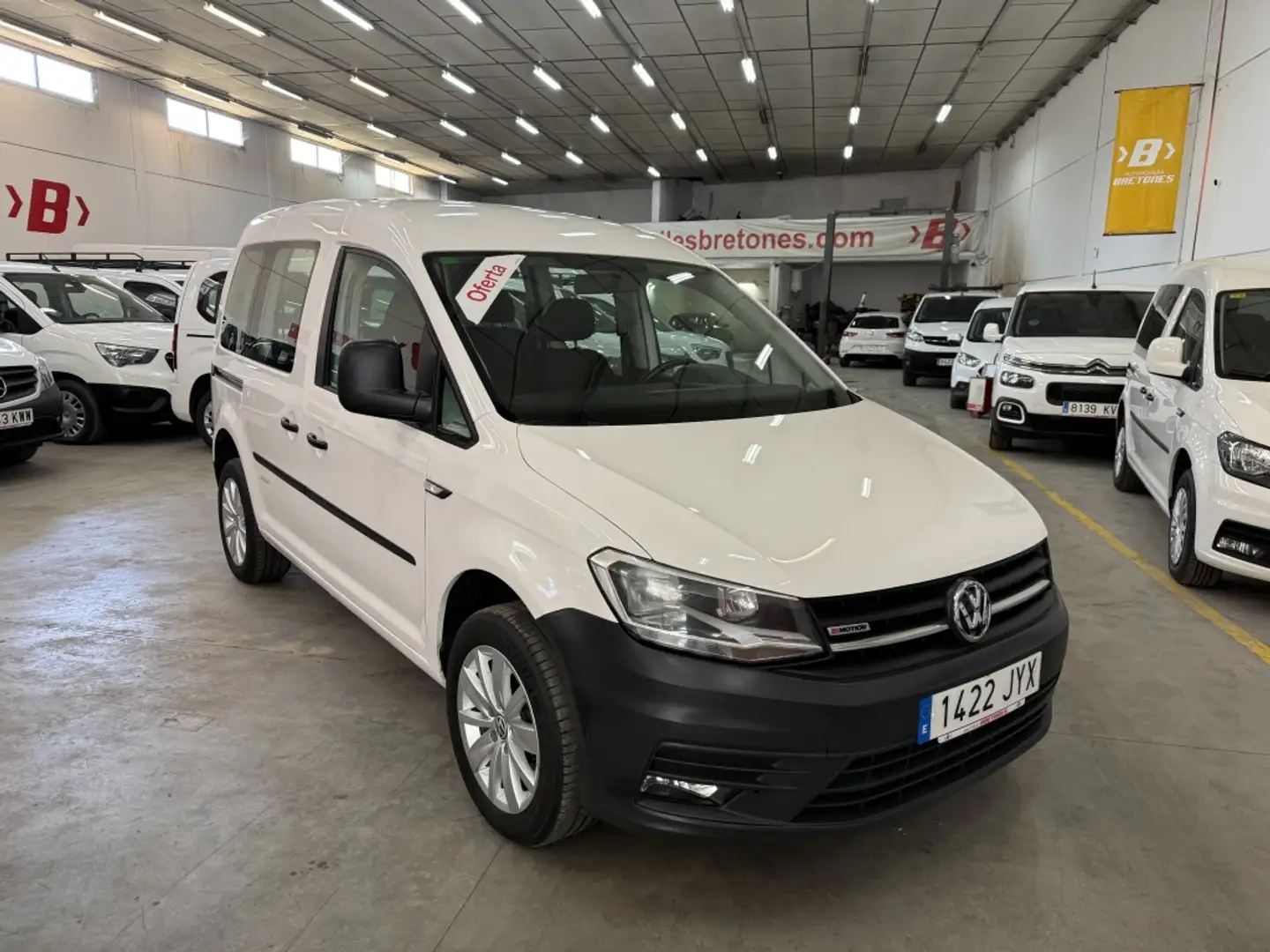 Volkswagen Caddy 2.0TDI Kombi 4M 90kW Wit - 1