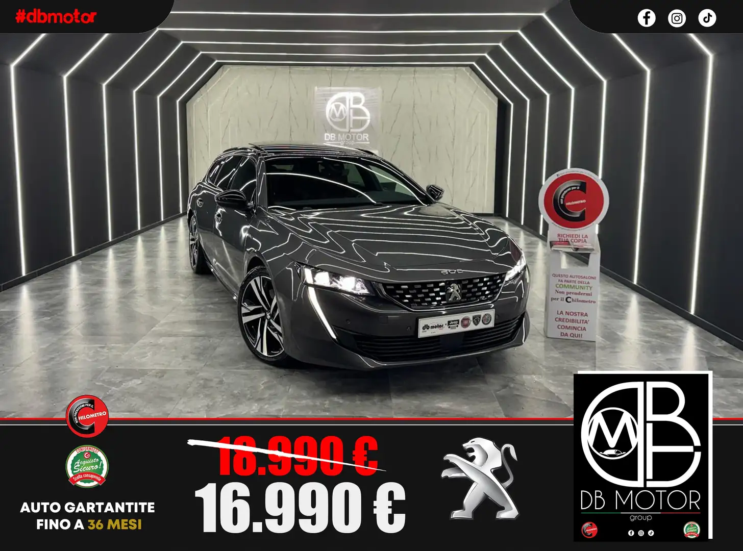 Peugeot 508 508 SW 2.0 bluehdi GT Line Gris - 1