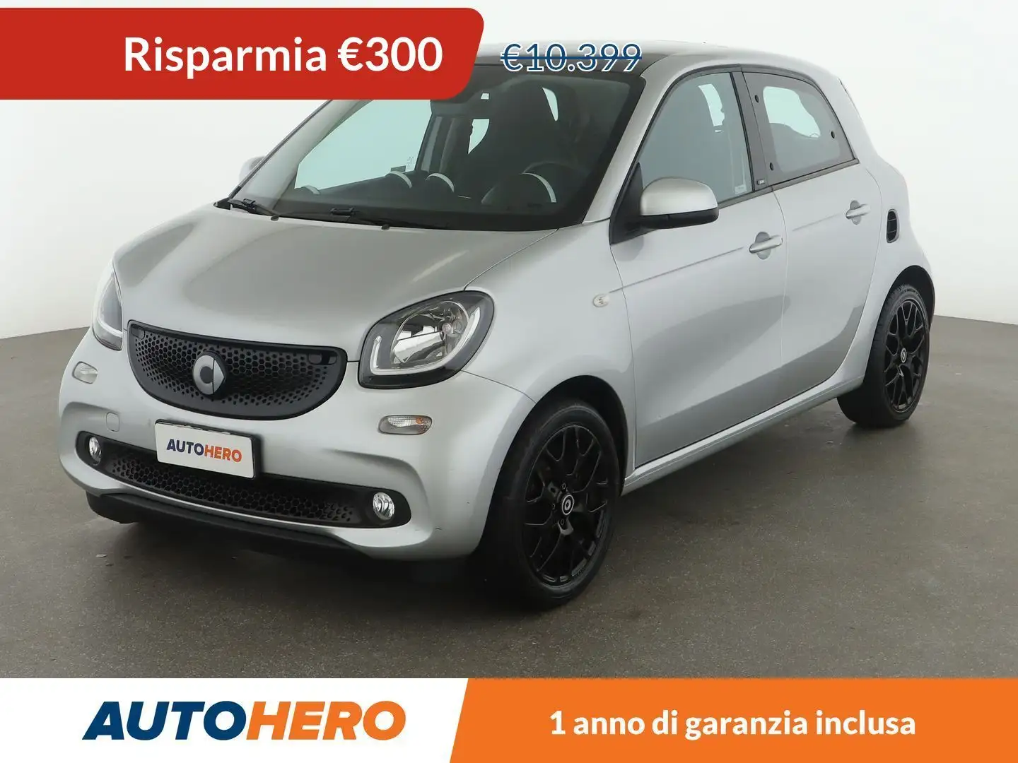 smart forFour 1.0 Prime 70 CV Argento - 1