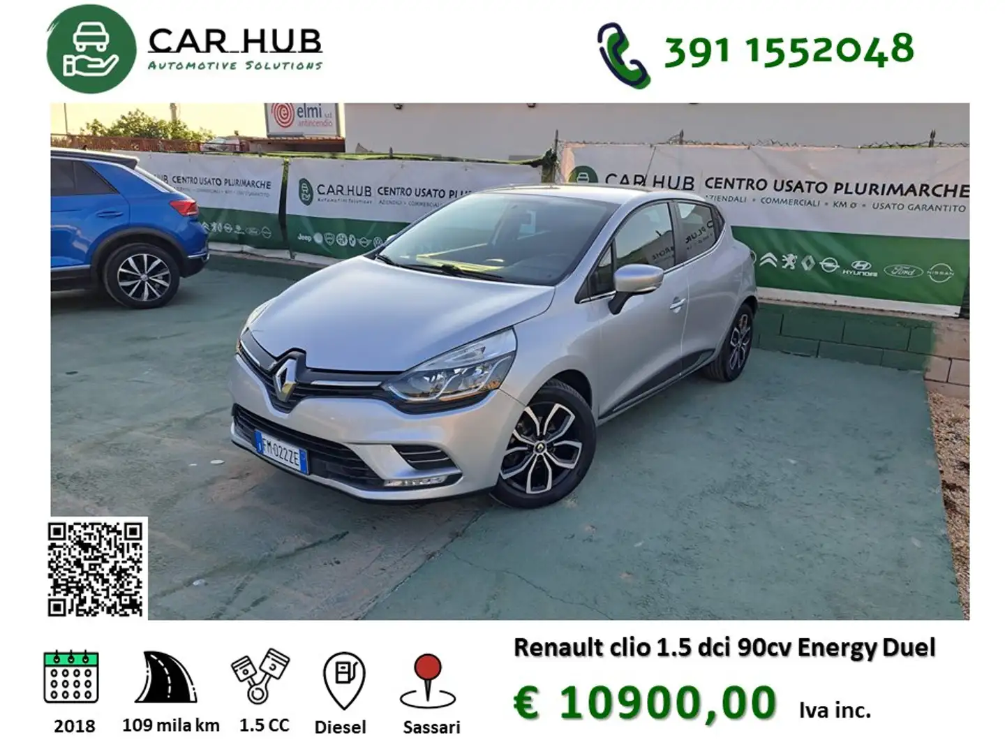 Renault Clio Clio IV 2017 1.5 dci energy Zen 90cv Gris - 1