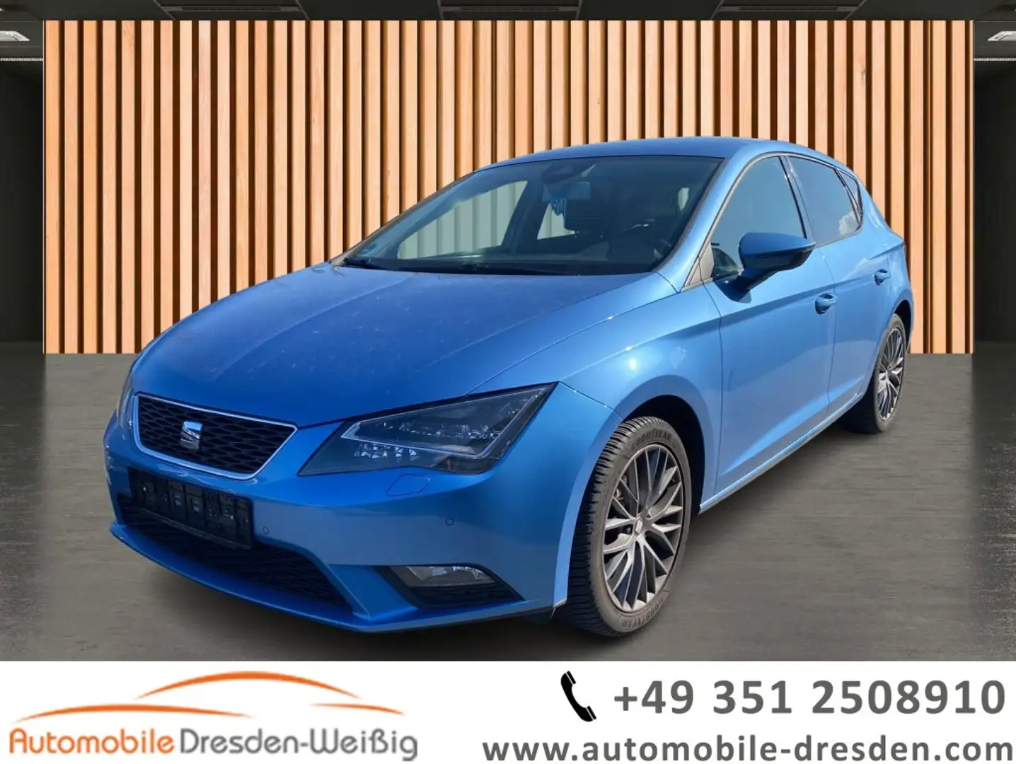 SEAT Leon 1.2 TSI DSG I-Tech*Navi*Voll LED*Sound*DAB* Blau - 1