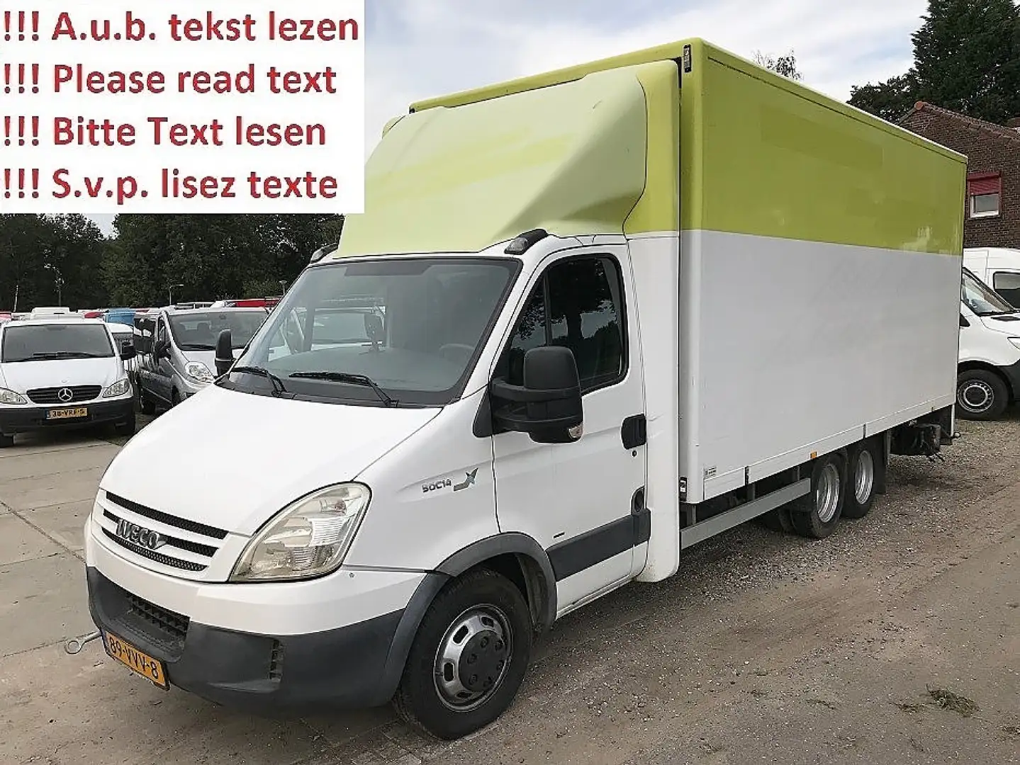 Iveco Daily 50C14G 3.0 CNG Aardgas Euro 5 Clixtar Koffer Bakwa Biały - 1