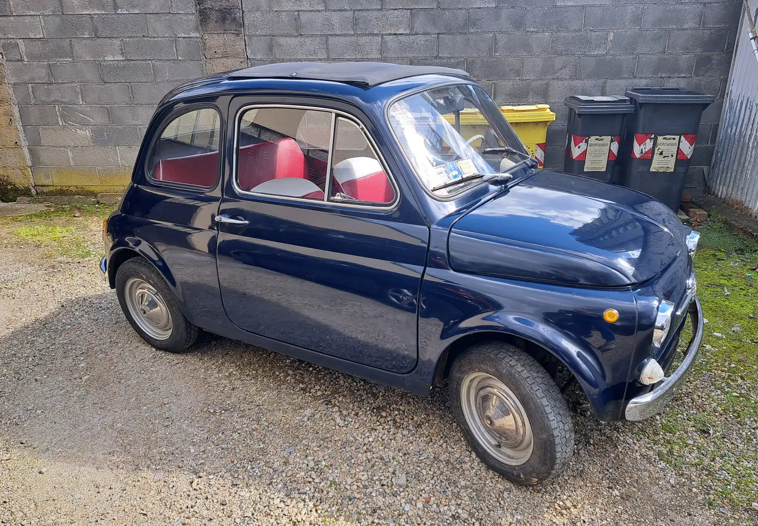Fiat 500 F Blau - 1