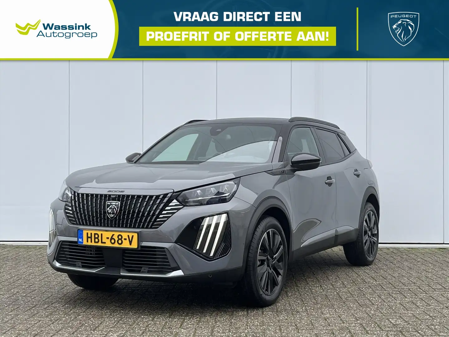 Peugeot 2008 1.2 Hybrid 136pk e-DCS6 GT | Automaat | Voor & Ach Grau - 1