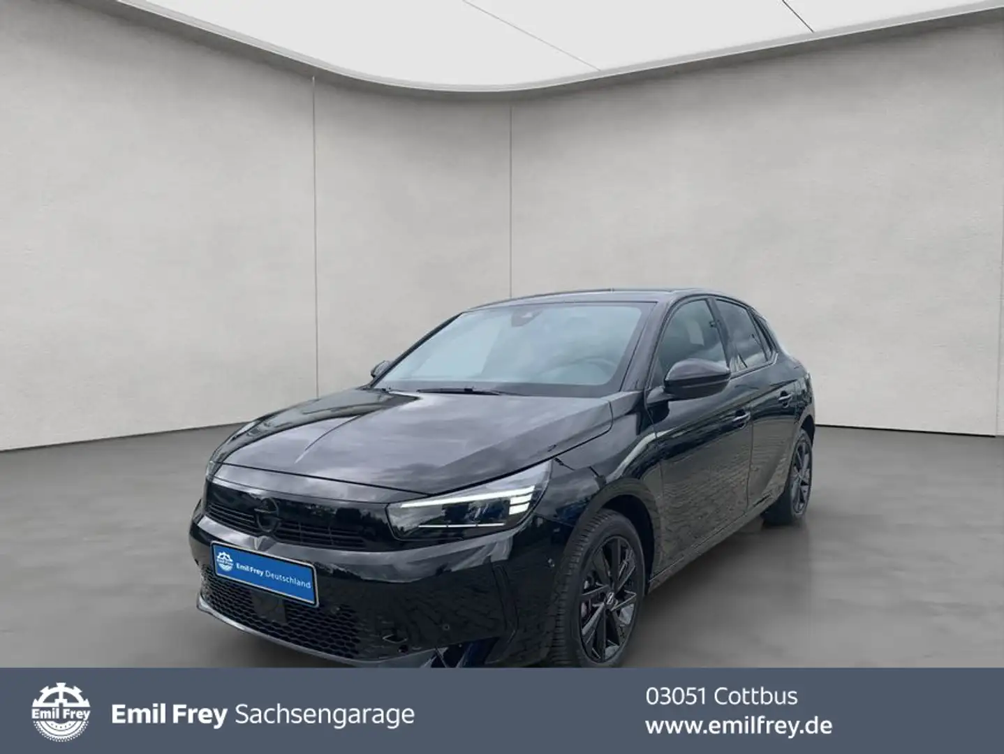 Opel Corsa 1.2 Direct Injection Turbo GS NAVI*SHZ Zwart - 1