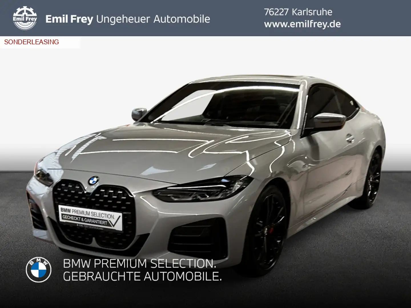 BMW M4 d xDrive Coupe*M Sport Pro*AHK*Pano Szary - 1