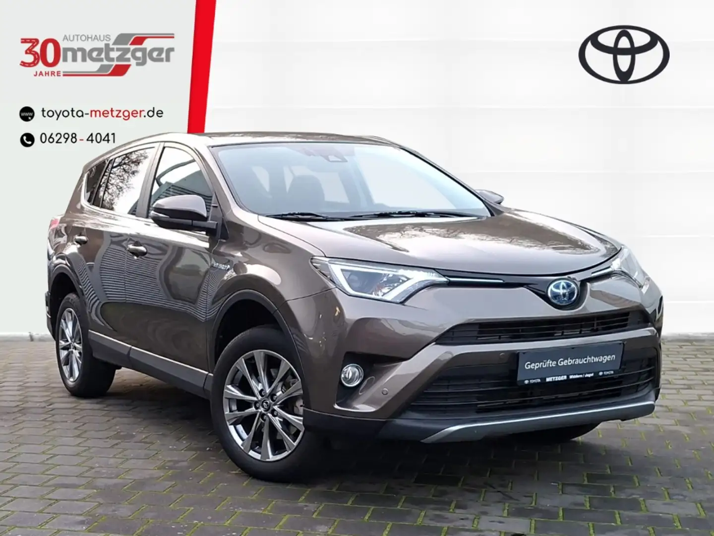 Toyota RAV 4 2.5 Hybrid Edition-S +LED +Kamera +Navi +Sitzheizu Braun - 1