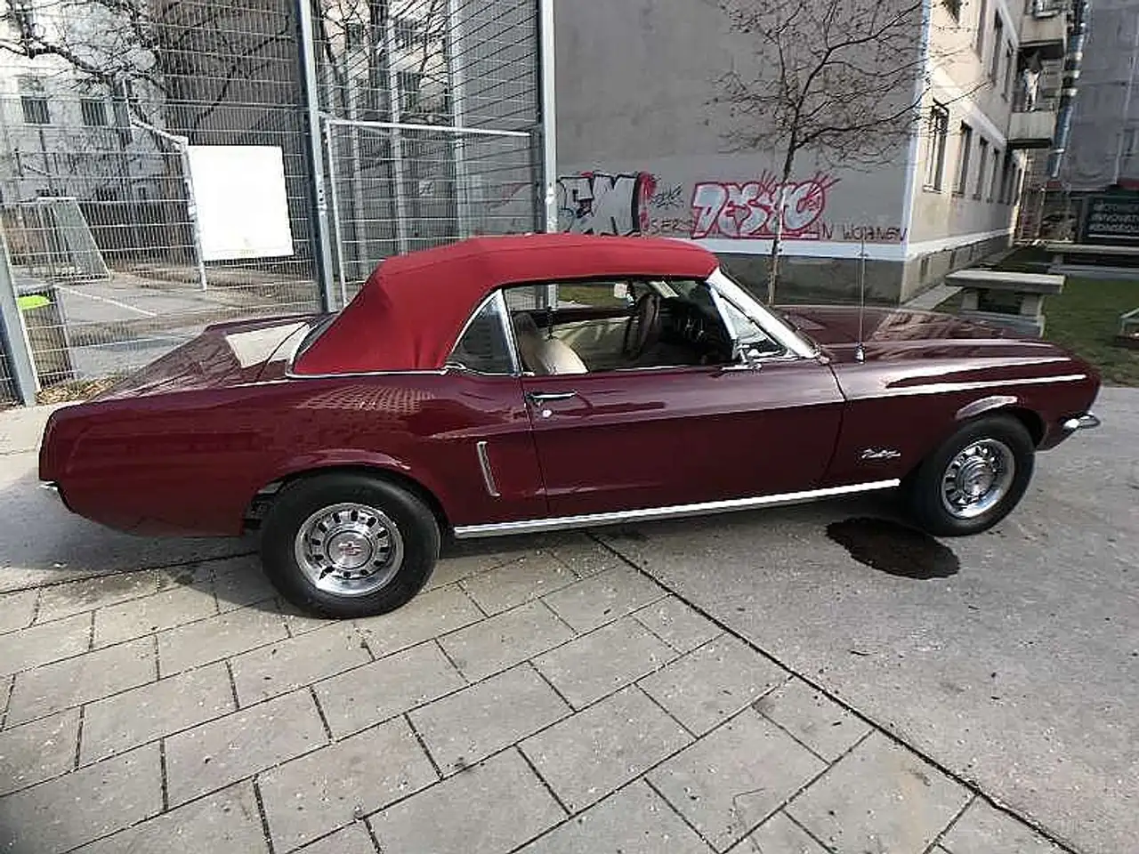 Ford Mustang 68 Cabrio V8 Restauriert, foto 9