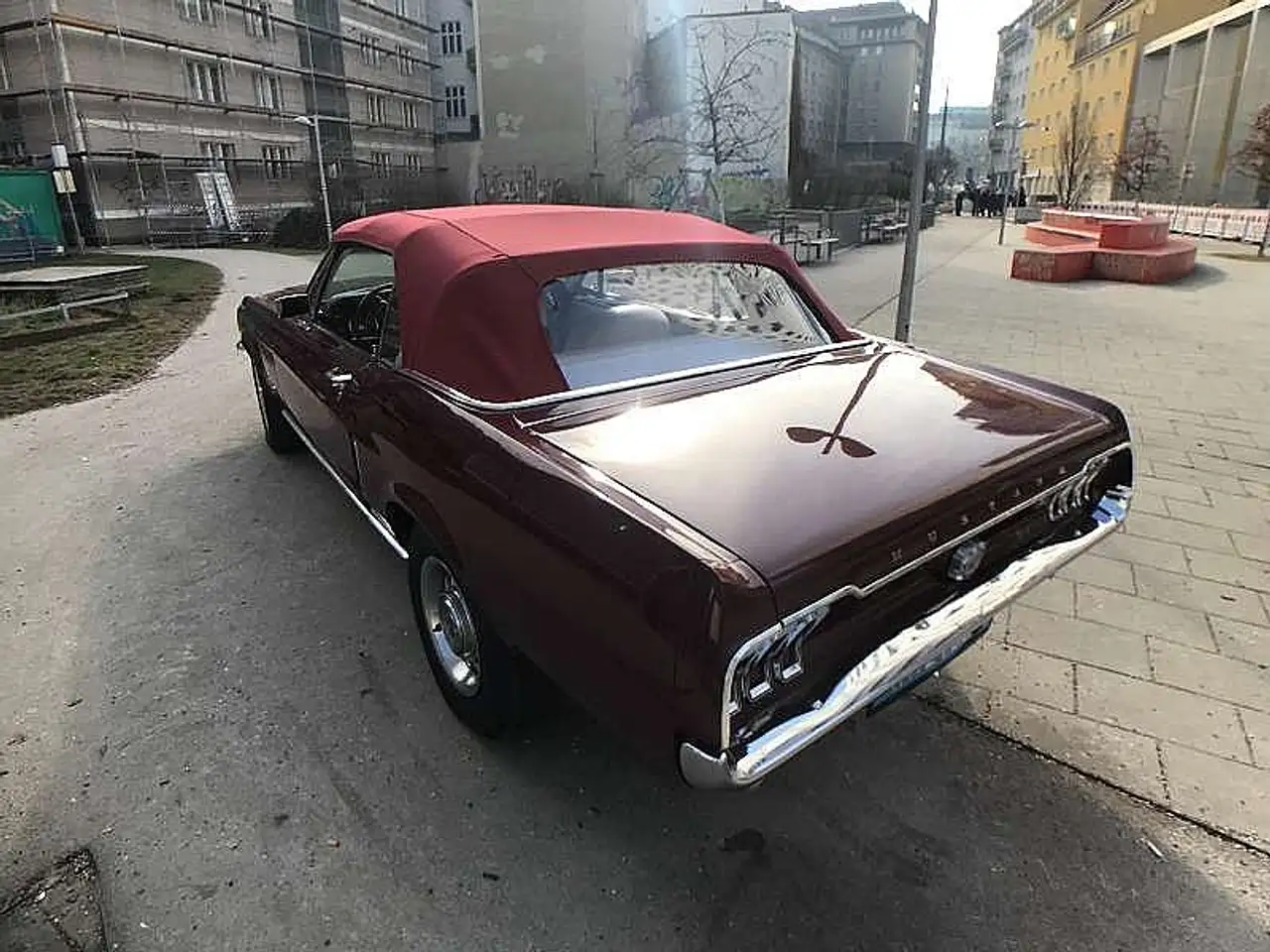 Ford Mustang 68 Cabrio V8 Restauriert, foto 7
