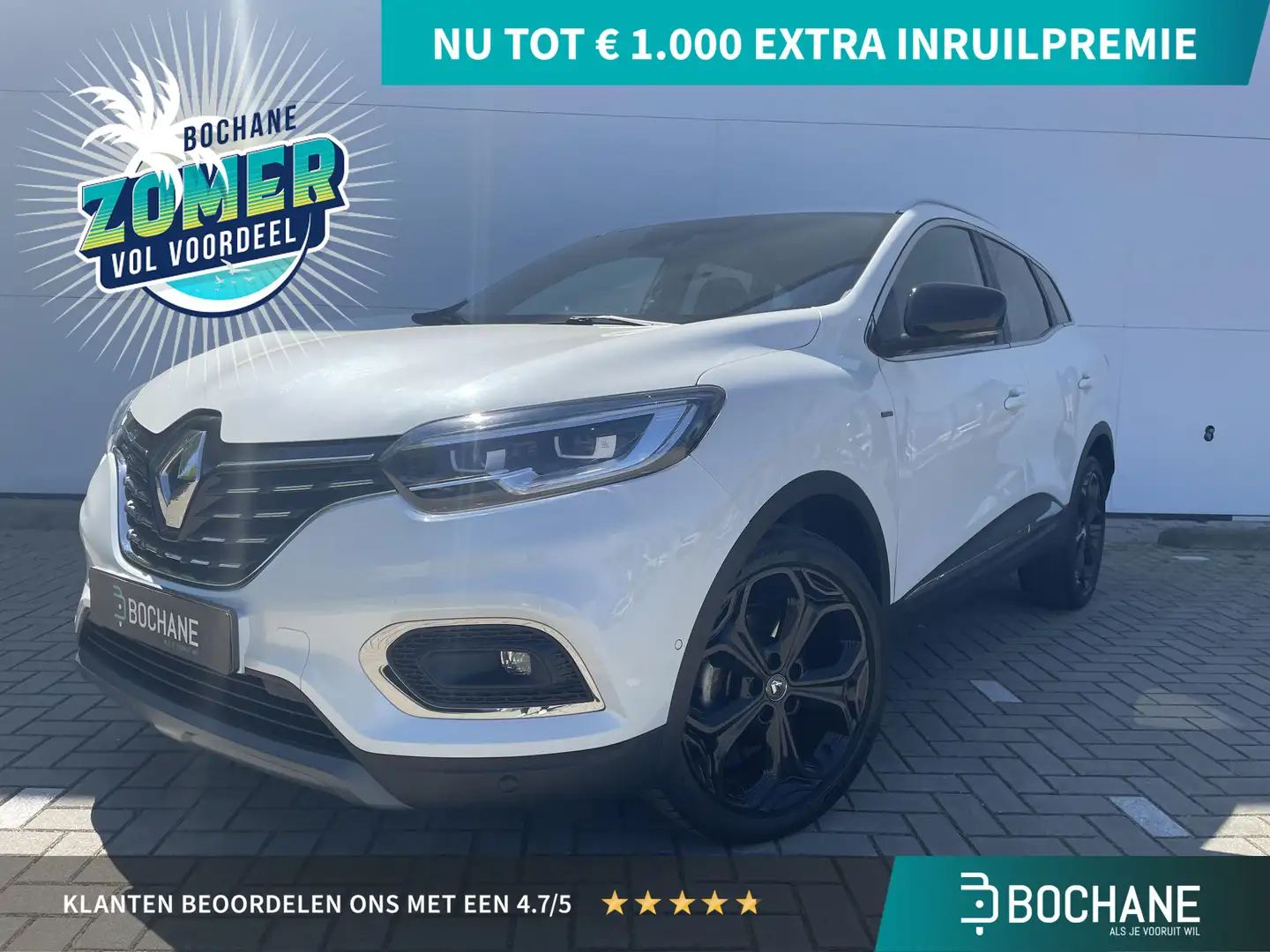 Renault Kadjar 1.3 TCe Black Edition / Trekhaak / Wit - 1