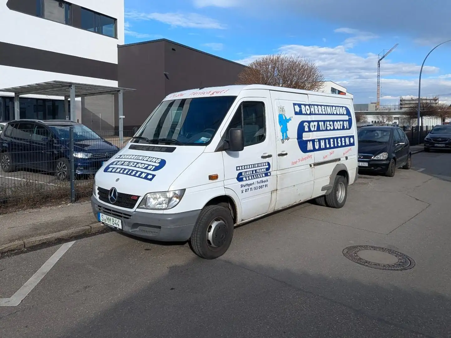 Mercedes-Benz Sprinter 413 CDI Hochdruckspüler Rohr-/ Kanalreinigung Weiß - 1