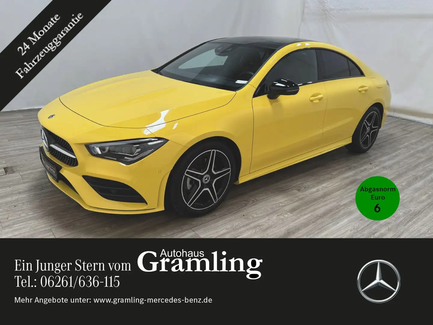 Mercedes-Benz CLA 200 AMG NIGHT*Pano*AHK*MULTIBEAM*Ambientebel Gelb - 1
