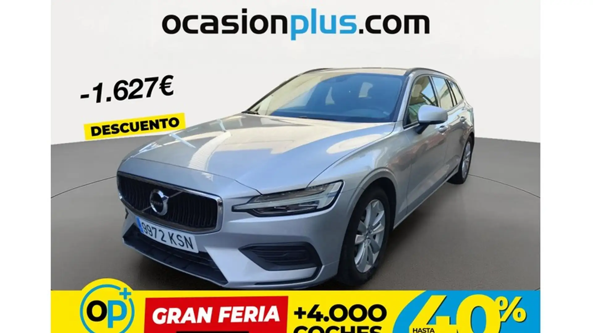 Volvo V60 D4 Momentum Aut. 190 Plateado - 1