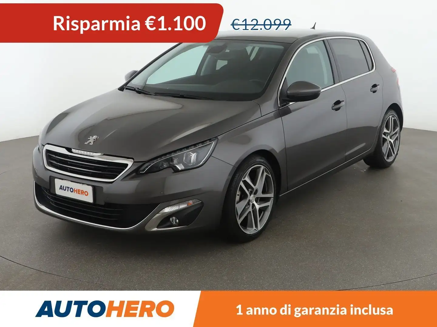 Peugeot 308 1.6 Blue-HDi Allure 120 CV EAT6 Grau - 1