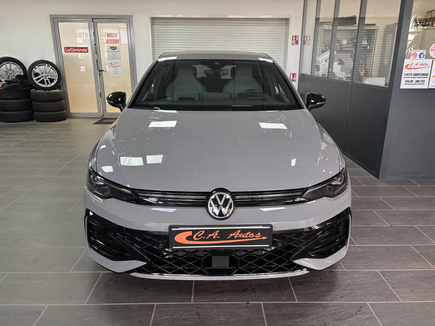 Volkswagen Golf 2.0 TDI 150CH R-LINE DSG7 CUIR VIENNA Gris - 2