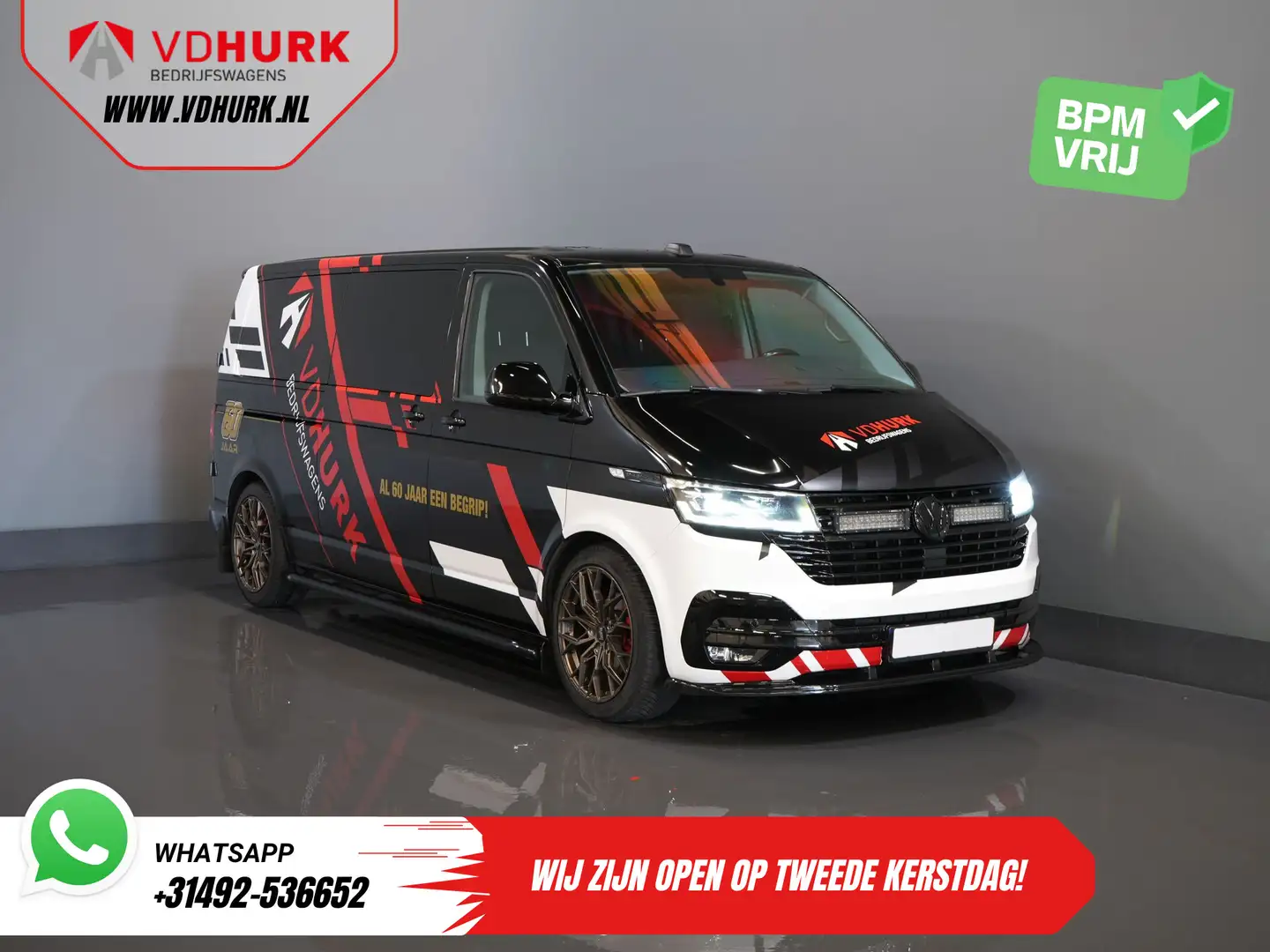 Volkswagen T6.1 Transporter 2.0 TDI 150 pk DSG Aut. L2 DC Dubbel Cabine DEMO B Grijs - 1