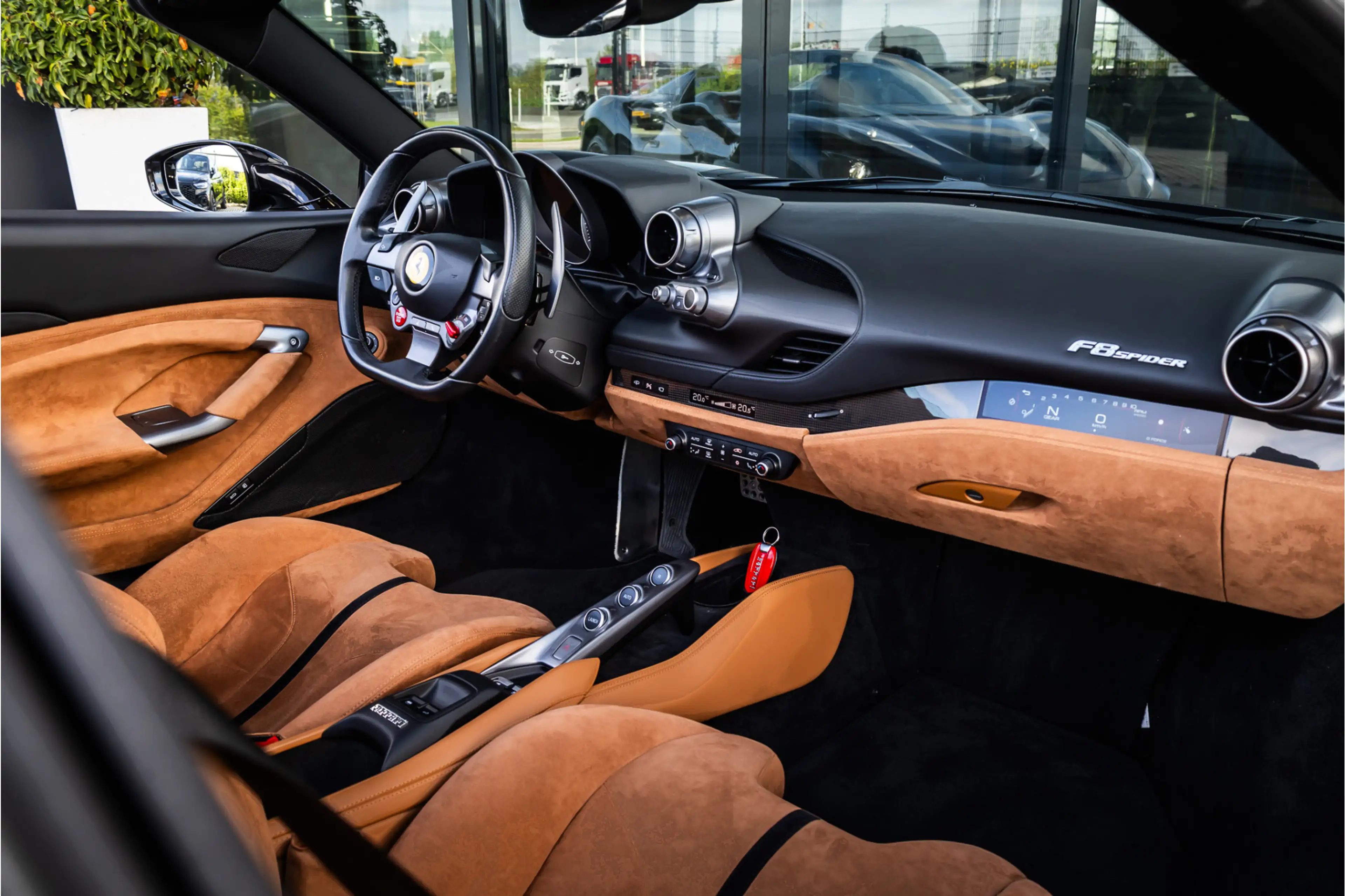 Ferrari F8 Spider 3.9 V8 HELE - Nero Daytona | Passenger Display | L — photo 12