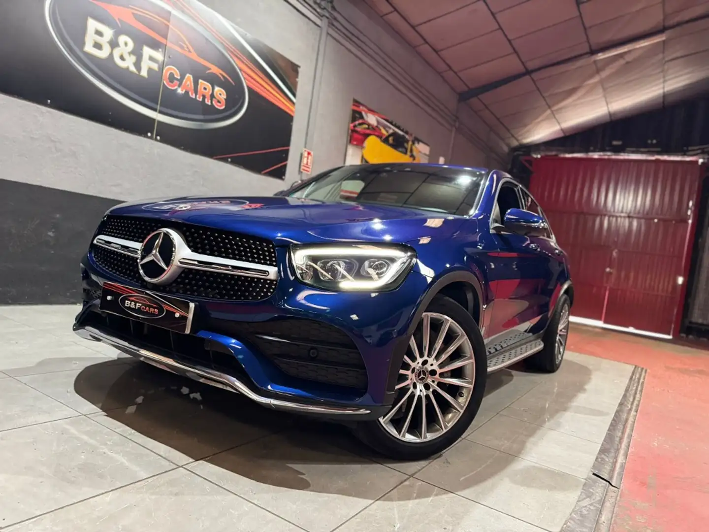 Mercedes-Benz GLC 220 Coupé 220d 4Matic 9G-Tronic Bleu - 2