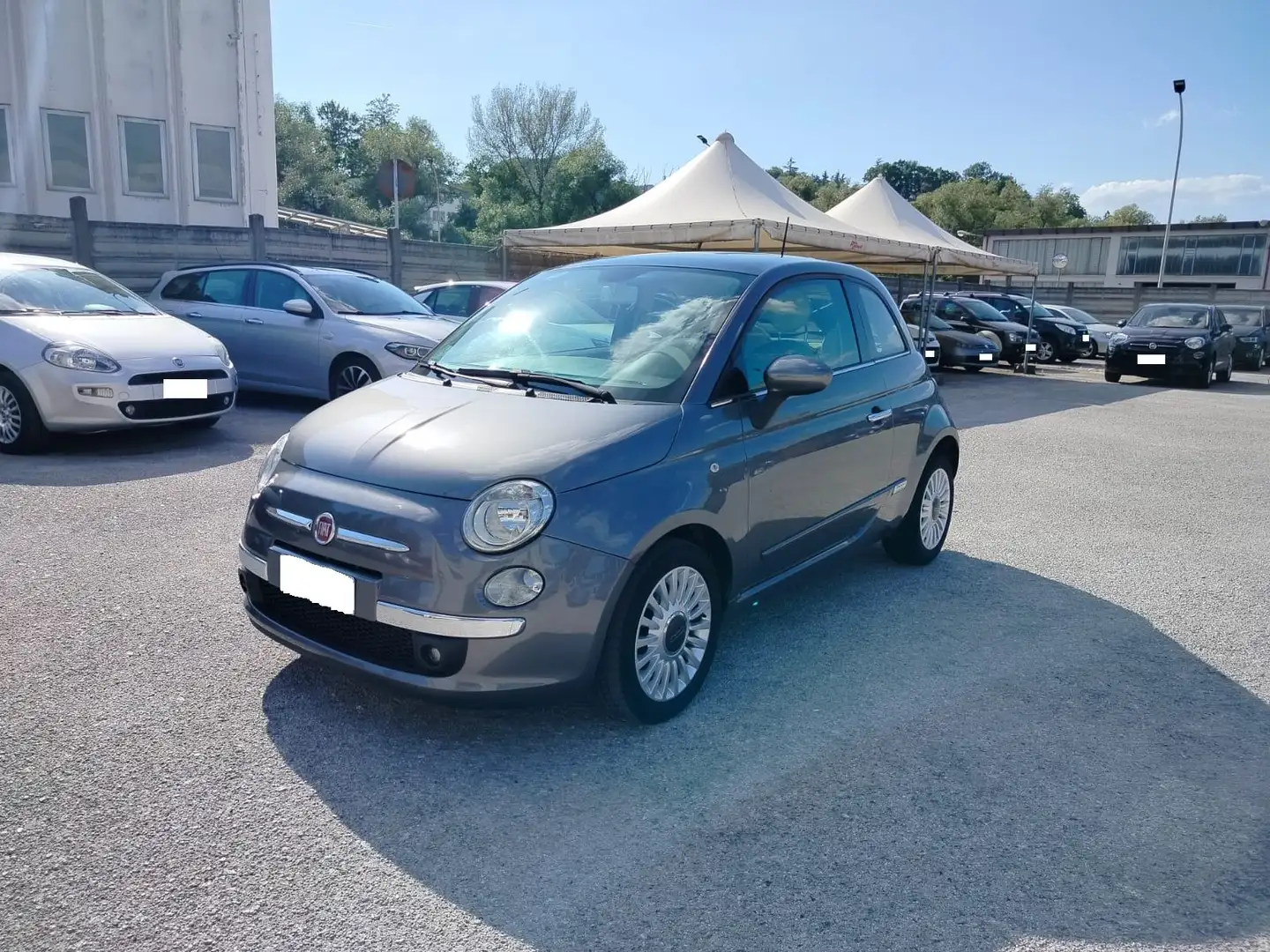 Fiat 500 500 1.2 Lounge 69cv E6 Grigio - 1