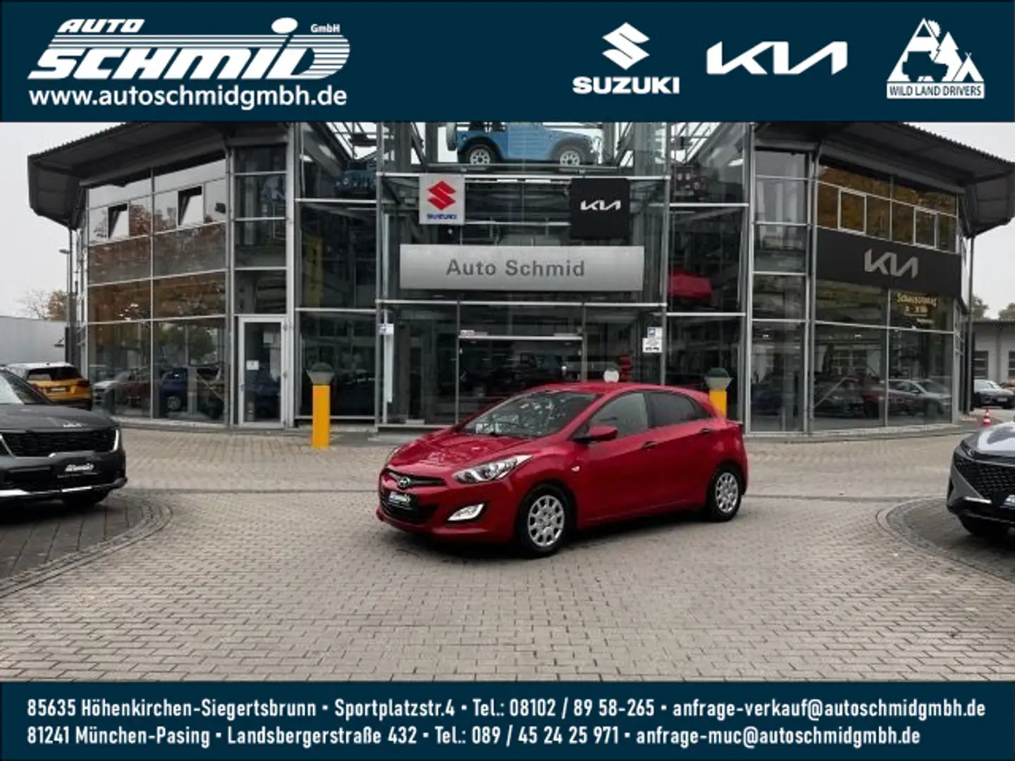 Hyundai i30 1.4 CLASSIC KLIMA|WR|MULTIMEDIA|DAB| Rood - 1