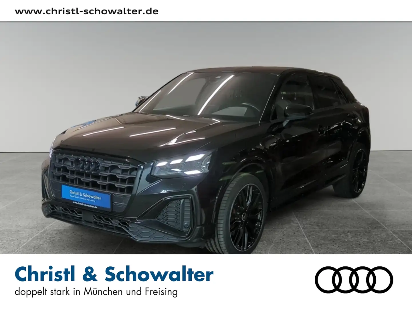 Audi Q2 35 TFSI S tronic S line MATRIX PANO Zwart - 1