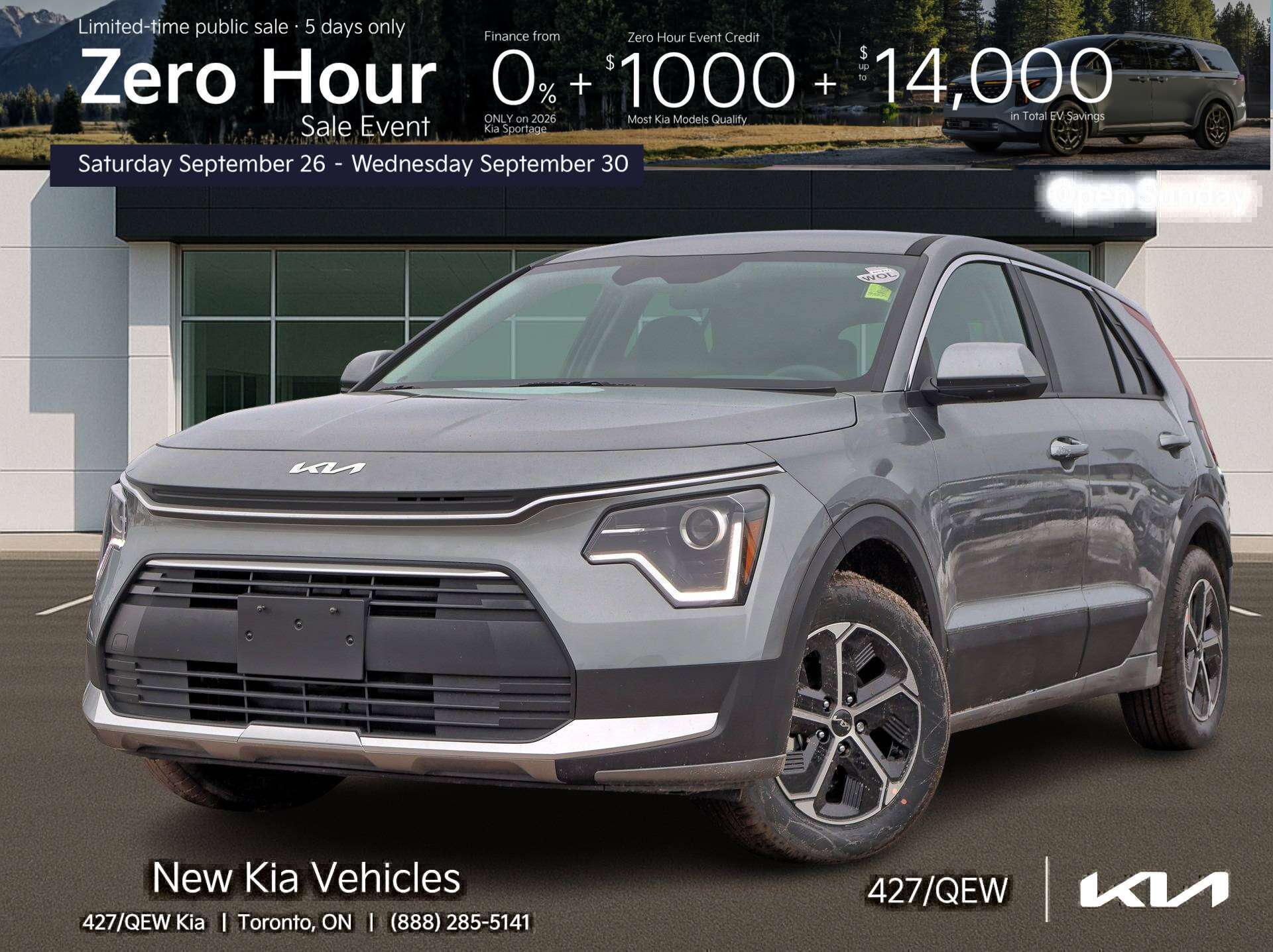 Gray 2026 Kia Niro SUV / Crossover Front-Wheel Drive 6-Speed Automatic