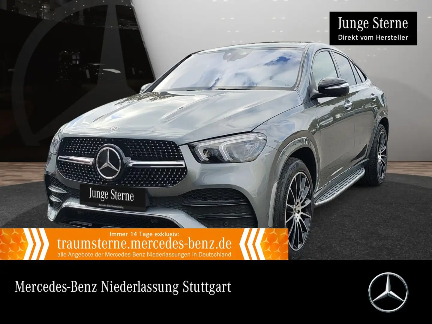 Mercedes-Benz GLE 350 e Coupé 4M AMG+NIGHT+PANO+360+MULTIBEAM Grau - 1