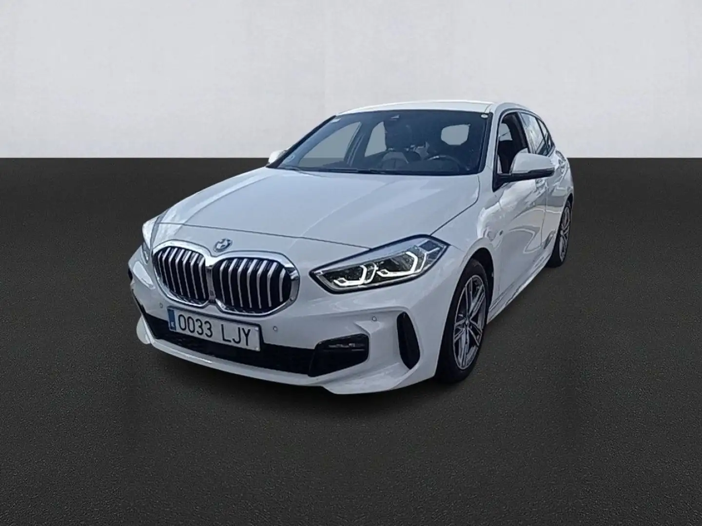 BMW 118 118d Blanc - 1