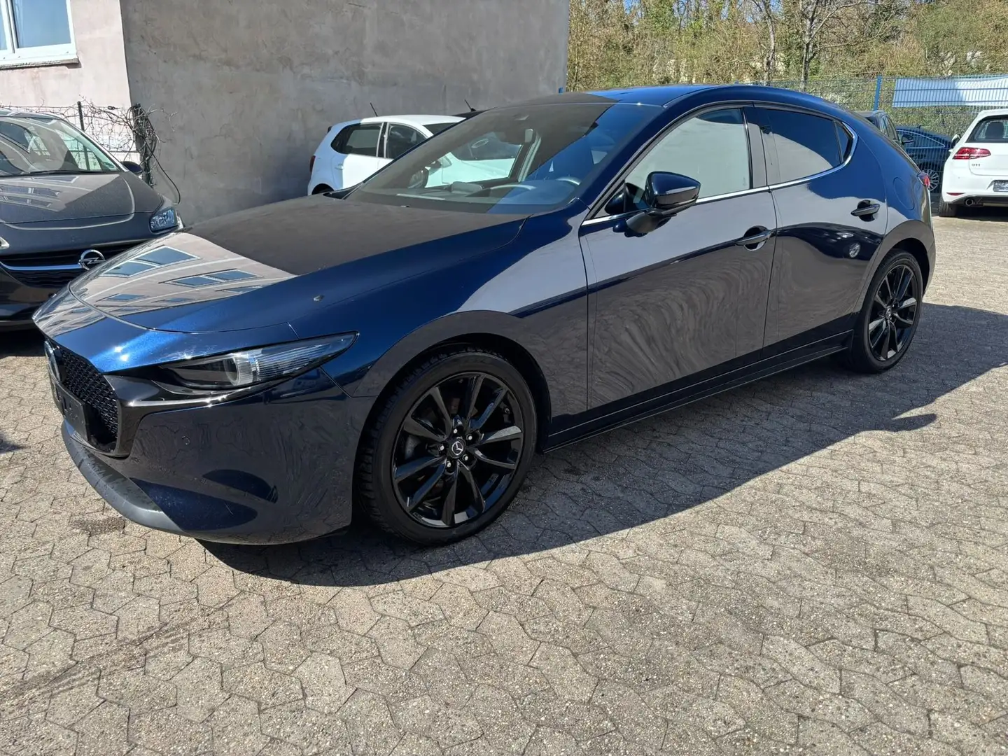 Mazda 3 Navi/LED/Lenkrad-Sitzhz/HeadUp/1.Hand/CarPlay Kék - 1