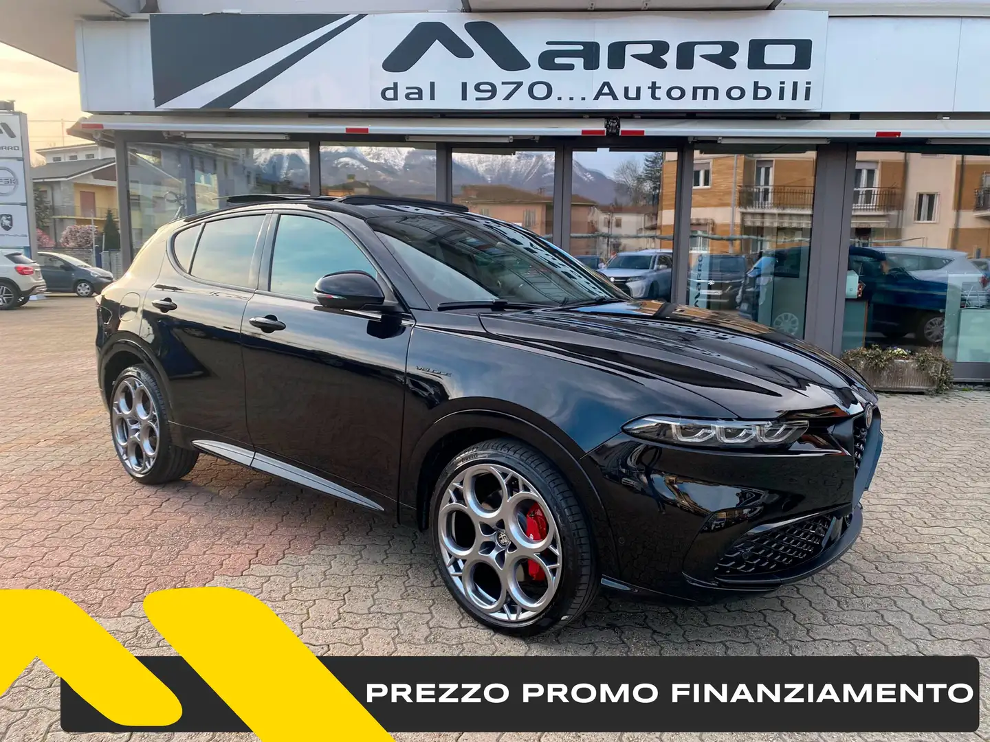 Alfa Romeo Tonale 1.6 diesel 130cv *Veloce*Tetto*Cerchi da 20" Fekete - 1