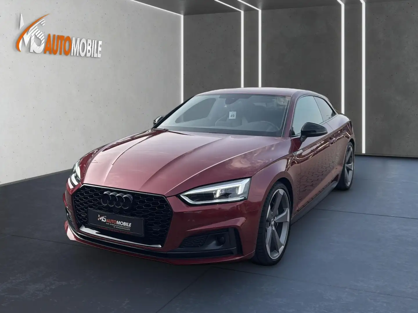 Audi A5 Coupe quattro S-line Plus+LED+ACC+MASSAGE+20" Rouge - 1