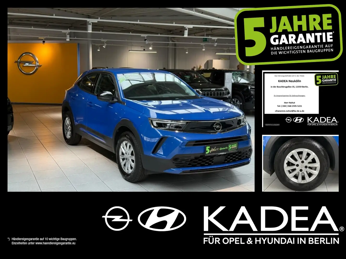 Opel Mokka 1.2 180°Kamera,LED,PDC,Lenkrad+Sitzheizung Blau - 1