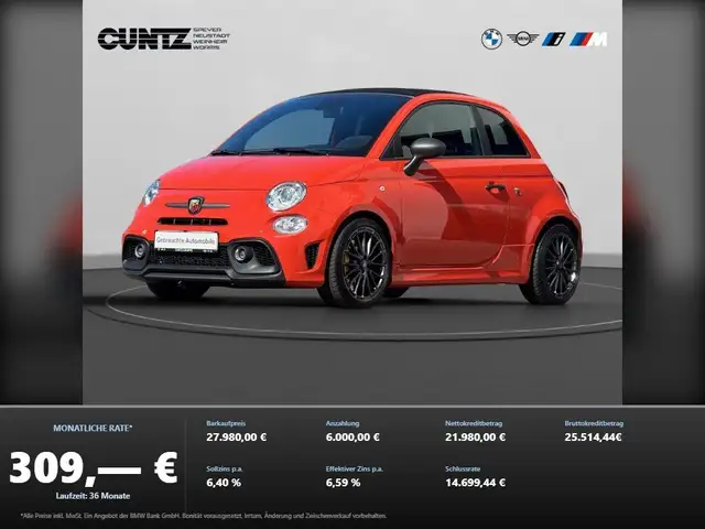2024 Abarth 500 in Orange for sale