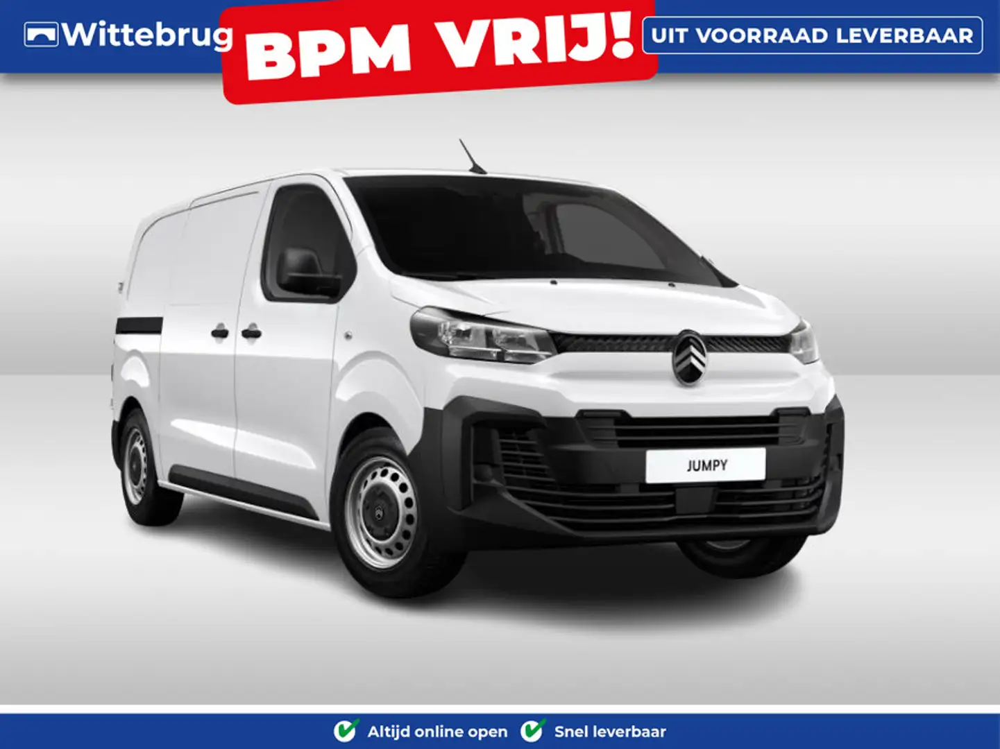 Citroen Jumpy 1.5 BlueHDI 120 S&S L2 UIT VOORRAAD LEVERBAAR - BP Wit - 1