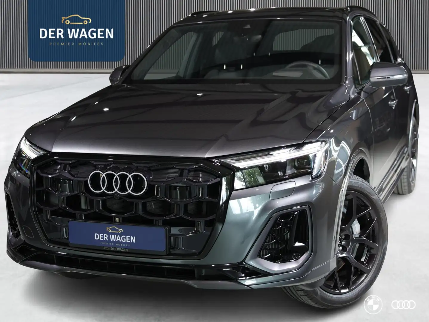 Audi Q7 55 TFSIe PRO LINE S BLACK ED. / PANODAK / B&O AUDI Grijs - 1