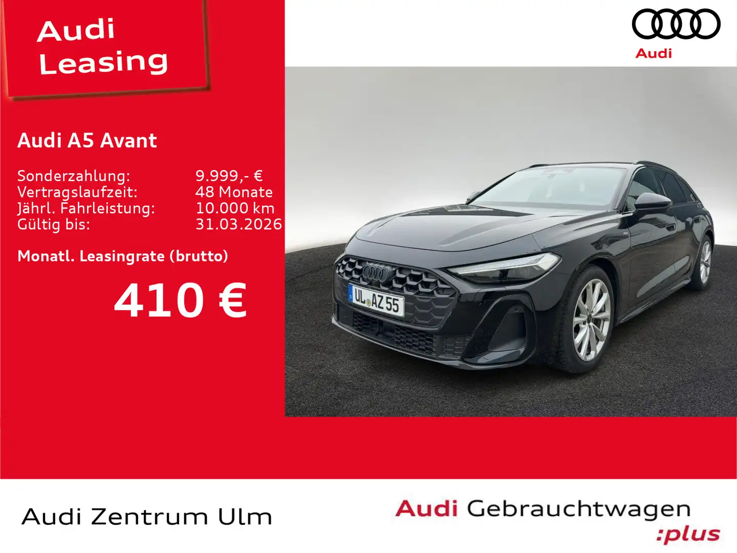 Audi A5 S-Line TDI quattro AHK B&O HuD TECH PRO Schwarz - 1
