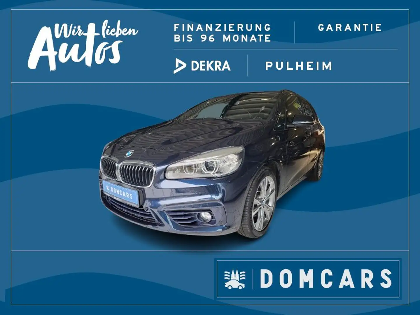 BMW 216 d SPORT LINE /LED/NAVI/ALU/GARANTIE/EURO 6/ Blau - 1