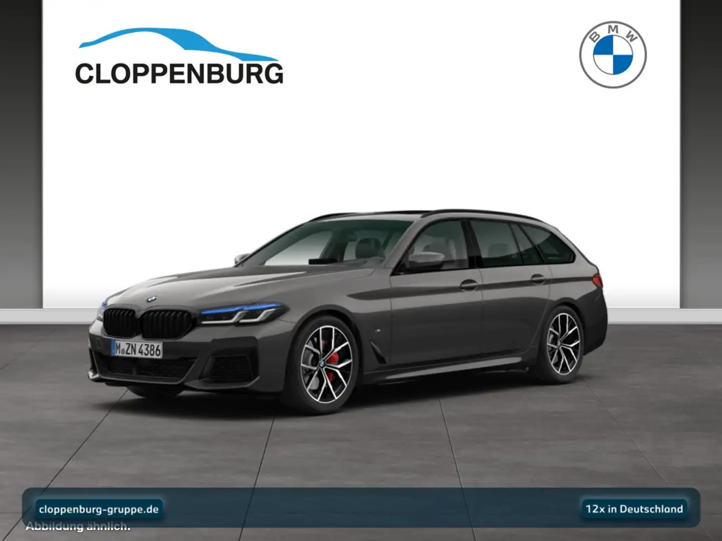 BMW 540 d xDrive Touring M Sportpaket Head-Up+AHK+ACC Grau - 1