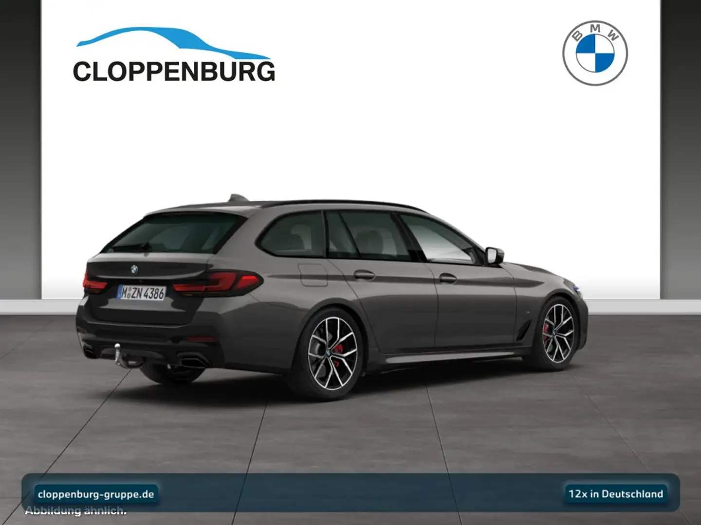 BMW 540 d xDrive Touring M Sportpaket Head-Up+AHK+ACC Grau - 2