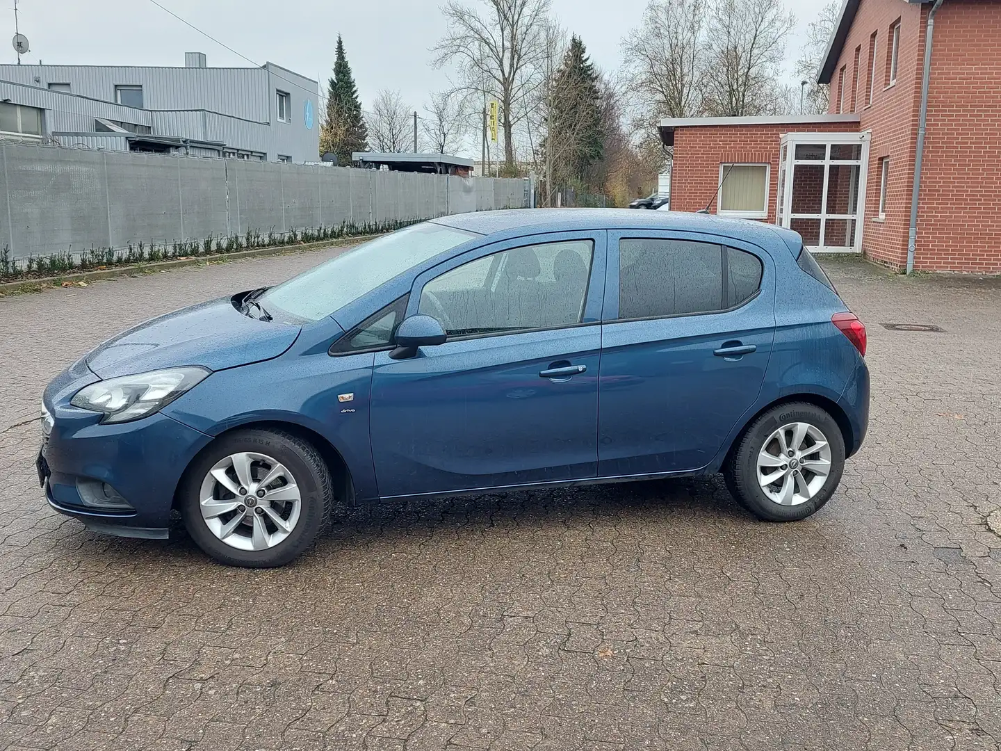 Opel Corsa E 90PS,Klima,PDC,MFL,SHZ,LM,GJR,el.FH, Bleu - 2