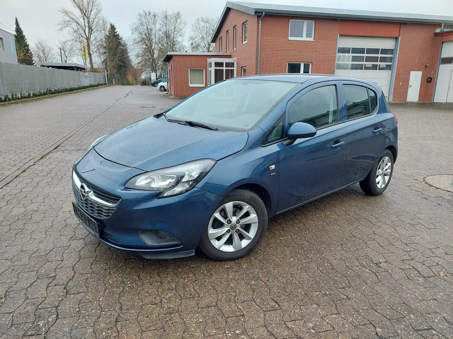 Opel Corsa E 90PS,Klima,PDC,MFL,SHZ,LM,GJR,el.FH, Bleu - 1