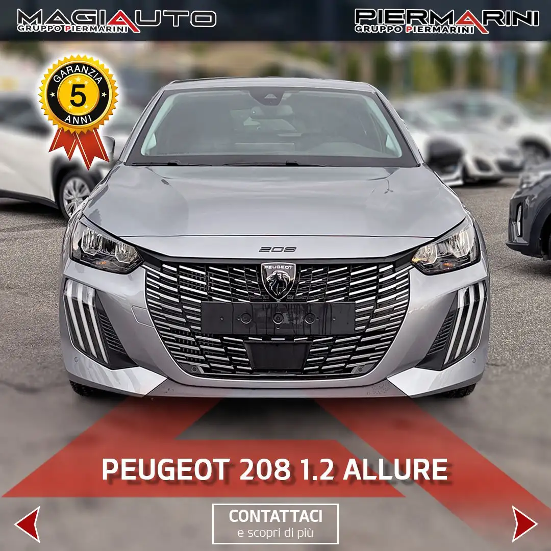 Peugeot 208 PureTech 100 Stop&Start 5 porte Style Gris - 2