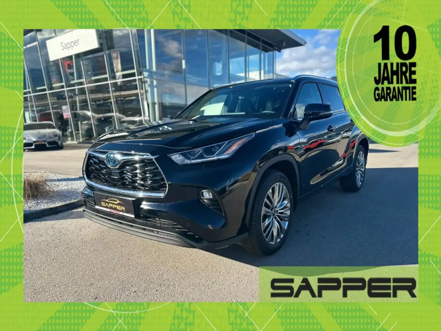 Toyota Highlander 2,5 Hybrid Style Schwarz - 1