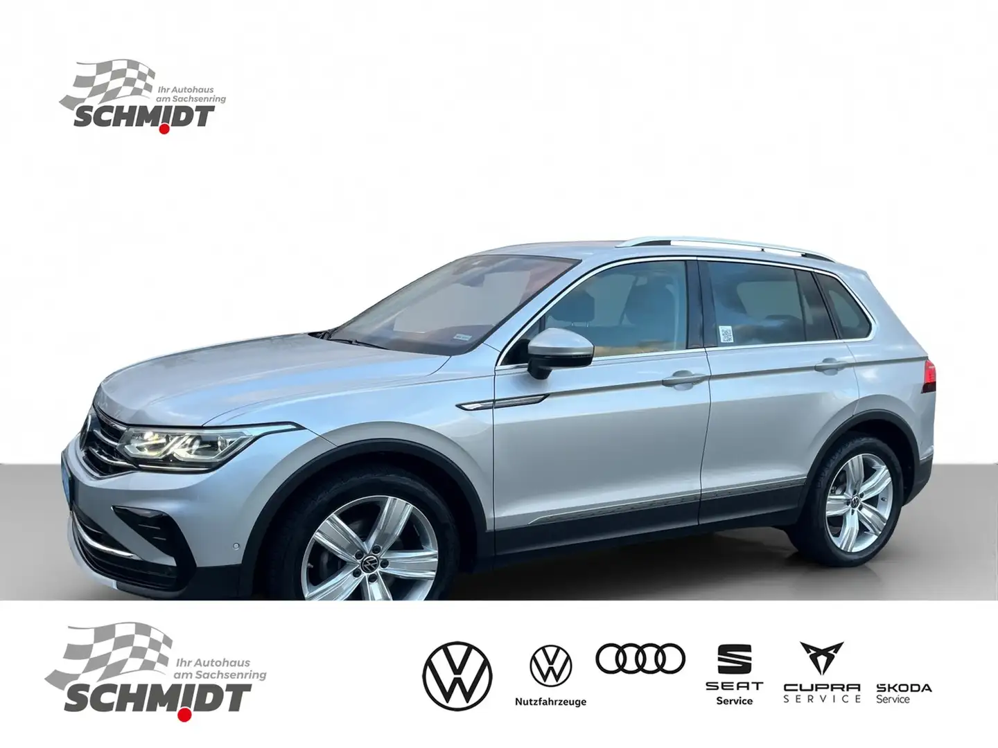 Volkswagen Tiguan 2.0 TDI Elegance DSG AHK STHZ 19" MATRIX Argent - 1