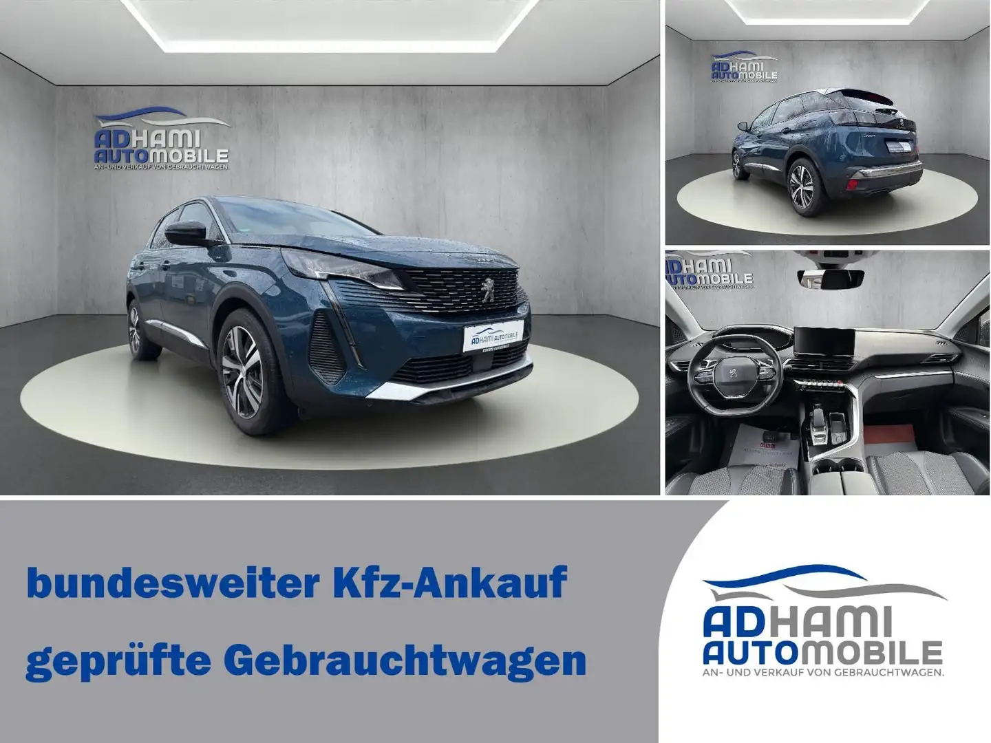 Peugeot 3008 Hybrid 225 Allure/1.HAND/LED/CAM/NAVI/APPLE Azul - 2