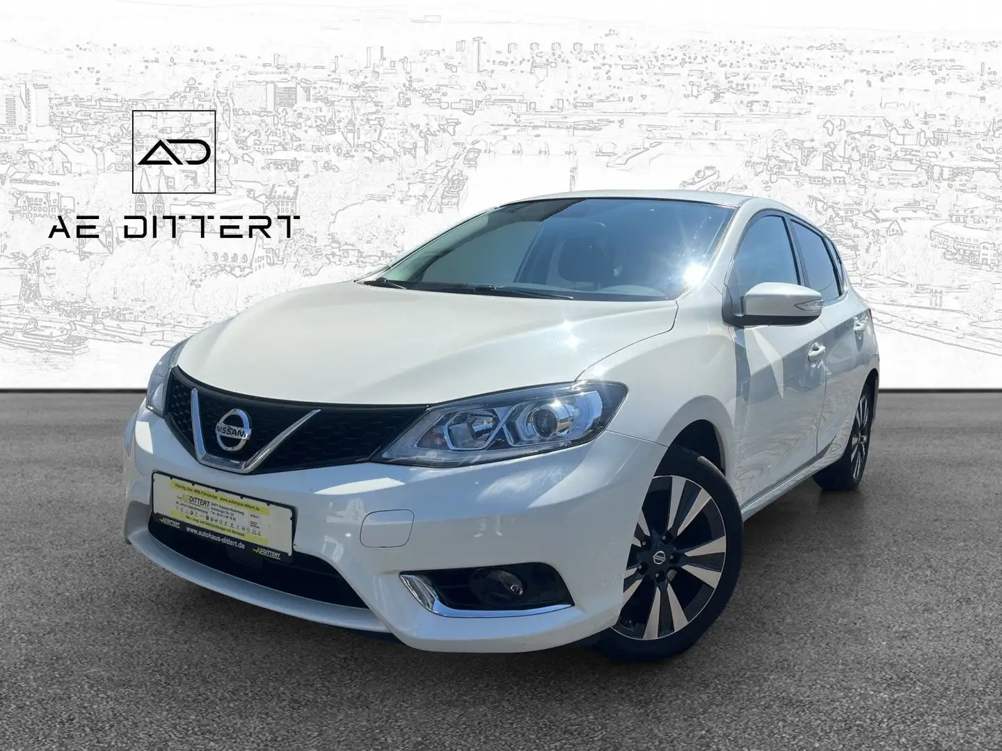 Nissan Pulsar N-Connecta++KAM+SHZ+ Blanc - 1
