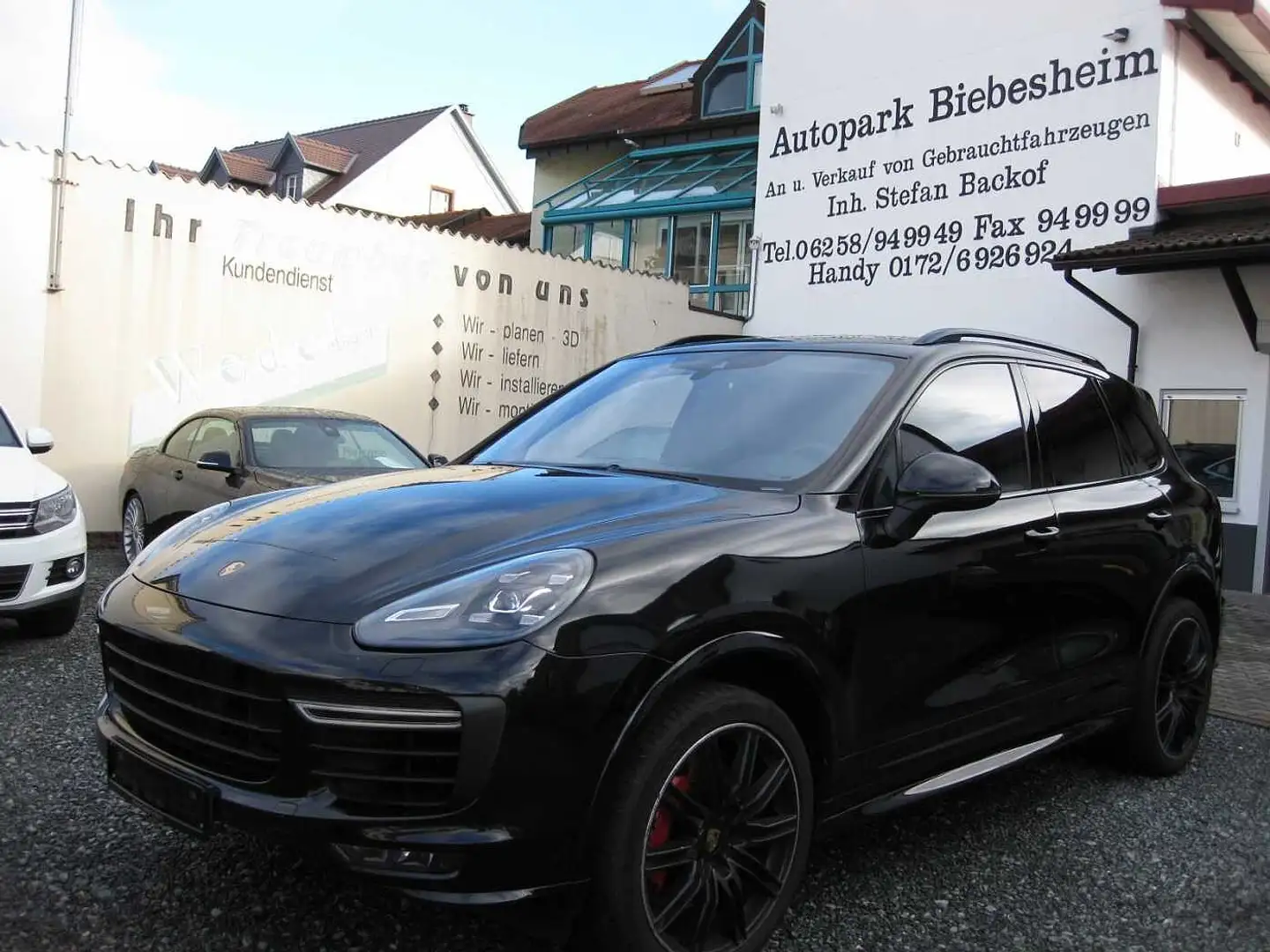 Porsche Cayenne Turbo Tipt.S Approved 03-26 Noir - 1